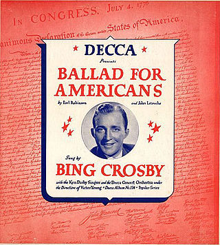 <i>Ballad for Americans</i> (album) 1940 studio album by Bing Crosby