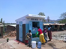 A water kiosk in Chipata A water kiosk in Chipata (7642999604).jpg