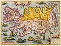 Mapa Islandii z 1590