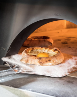 Khachapuri Georgian cheese-filled bread