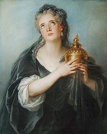 Adrienne Lecouvreur as Cornelia in The Death of Pompey (Source: Wikimedia)