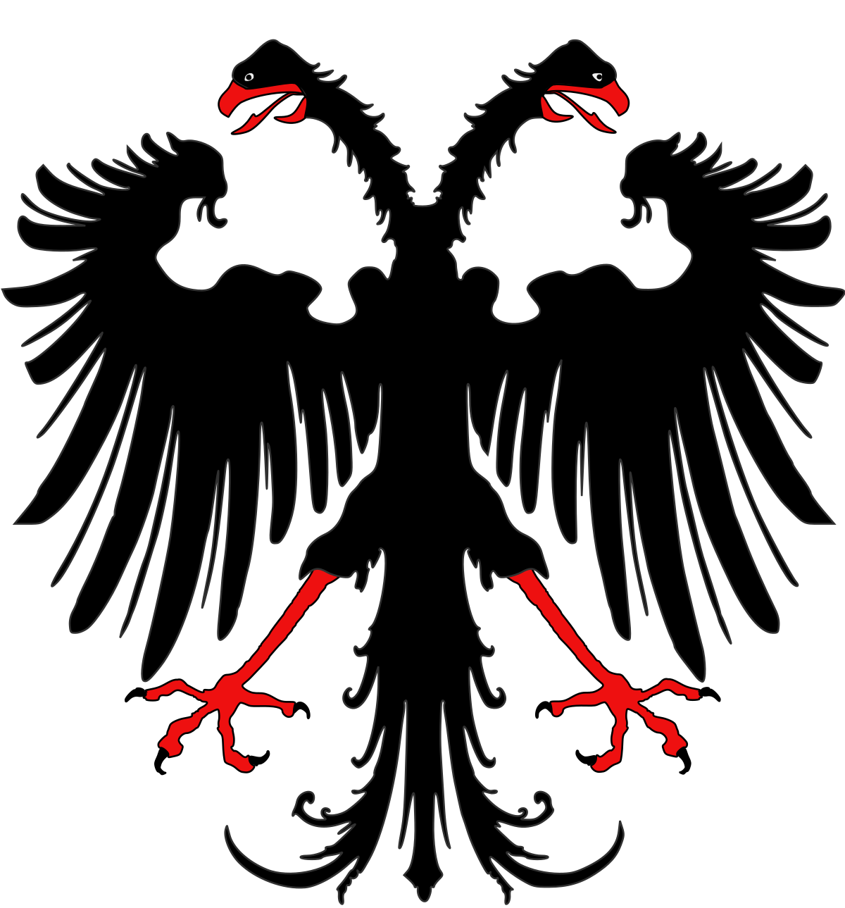 Double headed eagle. Double headed Eagle svg. Svg three-headed Eagles. Switzerland, Aigle fork.