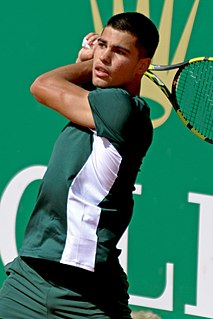 <span class="mw-page-title-main">Carlos Alcaraz</span> Spanish tennis player (born 2003)