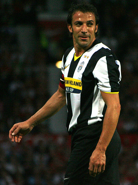 Del Piero with Juventus in 2008