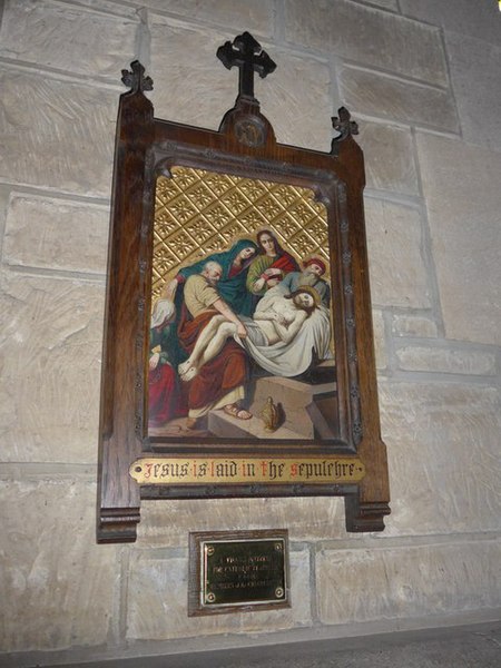 File:All Saints, Roffey, Stations of the Cross (XIV) - geograph.org.uk - 3809713.jpg