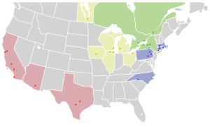 American Hockey League 2017-18 map zoomed.svg