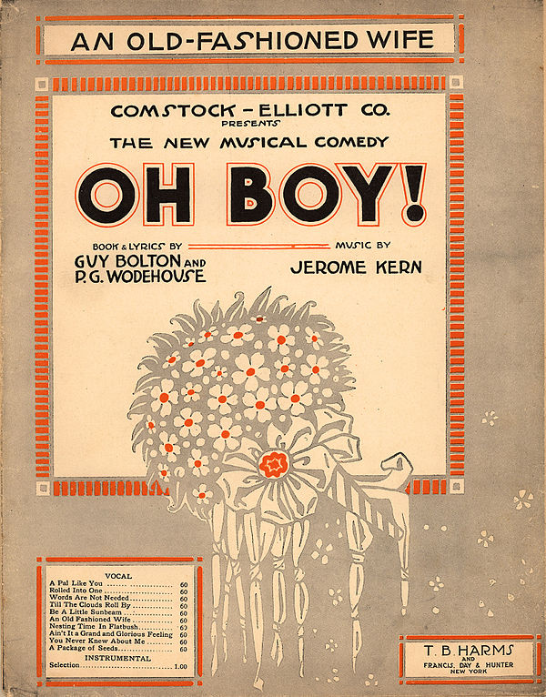 Sheet music from Oh Boy!