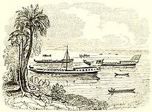 Kijang dan Greyhound, kapal milik Rani dari Travancore.jpg