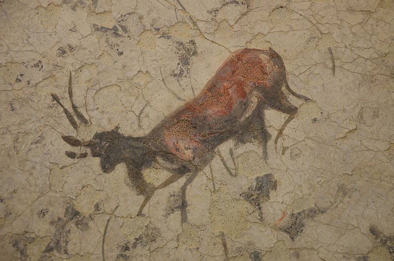 File:Antelope wall fresco, from the area of Stazione Termini, end of 2nd - beginning of 3rd century AD, National Museum of Rome, Baths of Diocletian (13271163813).jpg