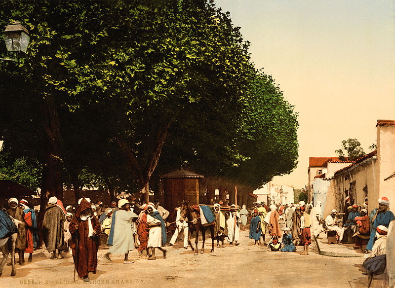 File:Arab market, Blidah, Algeria, 1899.jpg