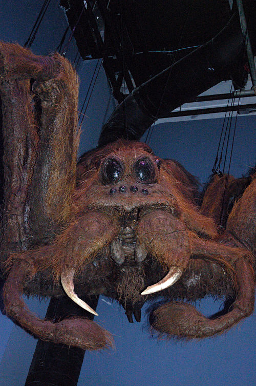 Aragog displayed at Warner Bros. Studio Tour London