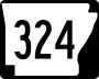 Highway 324 marker