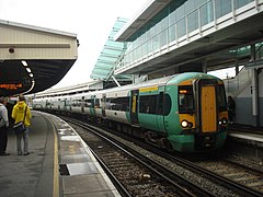 Southern train Clapham Junction