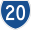 Australian state route 20.svg