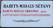 Thumbnail for Babits Mihály sétány