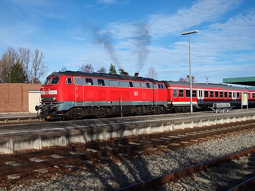 Series 218 in Kaufbeuren