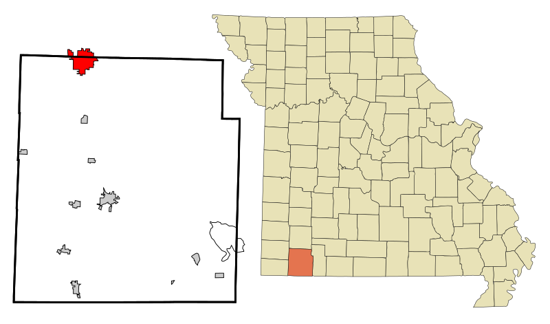 File:Barry County Missouri Incorporated and Unincorporated areas Monett Highlighted.svg