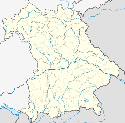 2019年至2021年德国足球巴伐利亚地区联赛在巴伐利亚州的位置