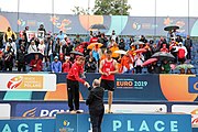 Deutsch: Beachhandball Europameisterschaften 2019 (Beach handball Euro); Tag 6: 7. Juli 2019 – Siegerehrungen English: Beach handball Euro; Day 6: 7 July 2019 – Medal ceremony