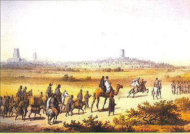 Berber trade with Timbuktu, 1853. Berber Trade with Timbuktu 1300s.jpg