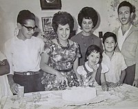 Family in 1961. Birthday of Venezuelan Family 1961.jpg