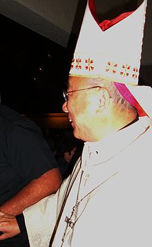 Bishop Ignatius C. Wang (1219) is the first bishop of Asian descent in the United States. Bishop Ignatius Wang.JPG