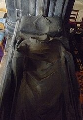 Wishart's defaced effigy Bishop Wishart's effigy, crypt of Glasgow Cathedral.JPG