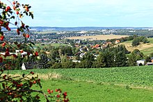 Blick nach Chemnitz OT Klaffenbach