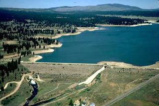 Boca Dam dam in Tahoe National Forest Nevada County, California