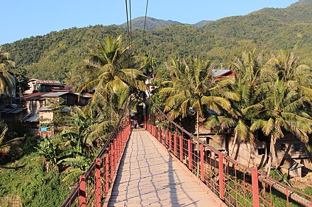 Bridge to the Khmu section of town