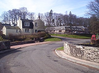 Bridgend of Lintrathen Village in Angus, Scotland