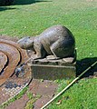 "Biberbrunnen" von Max Rose, 1965, Volkspark Humboldthain, Berlin-Gesundbrunnen, Deutschland