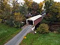 Bucher's Mill Covered Bridge from the air.jpg