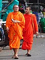 Buddhist Monks in Street - Kampong Cham - Cambodia (48363489556).jpg