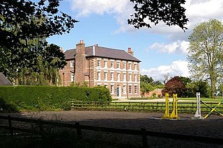 Bulkeley Hall country house to the southwest of the village of Bulkeley, Cheshire, England