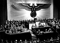 อดอล์ฟ ฮิตเลอร์ ได้ให้เยอรมนีประกาศสงครามต่อสหรัฐในวันที่ 11 ธันวาคม ค.ศ. 1941