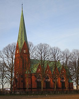 Bunkeflo kyrka i mars 2014