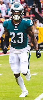 Philadelphia Eagles safety C.J. Gardner-Johnson reacts after a