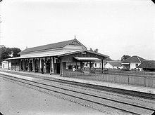 Gawok Station circa 1920s. COLLECTIE TROPENMUSEUM Station Gawok Residentie Soerakarta TMnr 10014254.jpg