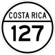 National Secondary Route 127 Schild}}