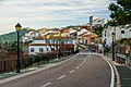 CV-70 road and Confrides village in Alicante, Valencia, Spain, 2020 January.jpg