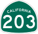 State Route 203 marker 