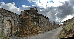 An abandoned street in Torremocha de Ayllón