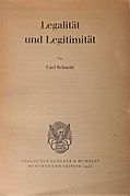 Carl Schmitt bibliography