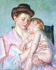 Mary Cassatt, Sleepy Baby, 1910