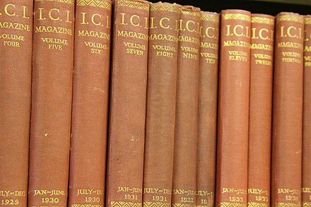 1930s volumes of ICI magazine