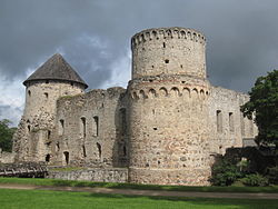 Zrúcaniny hradu Cēsis