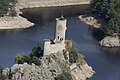 Vue du donjon d'Essalois.