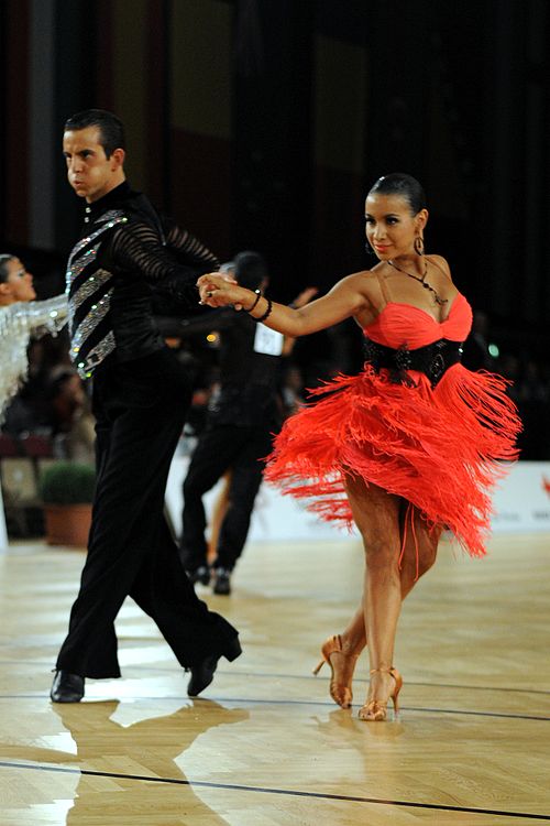 Cha-cha-cha dance at competitions in Austria.