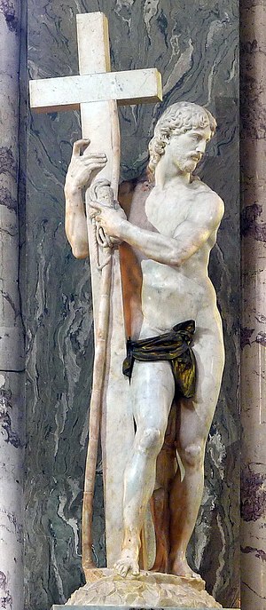 Vorschaubild für Der auferstandene Christus (Michelangelo)